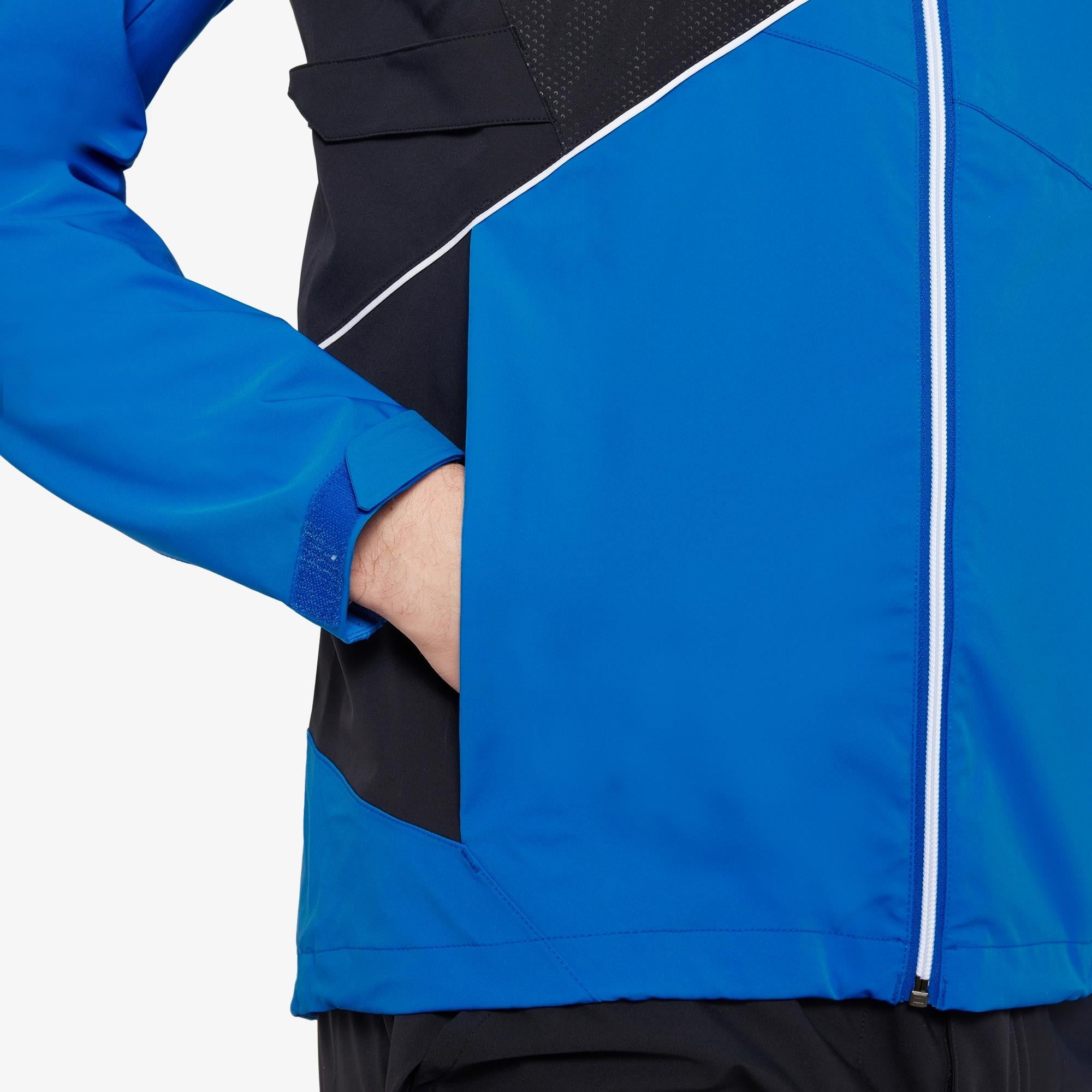 Galvin Green Ames Dryvr Pertex Mens Waterproof Golf Jacket Royal Blue/Black